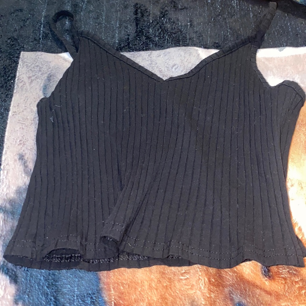 Black tank top